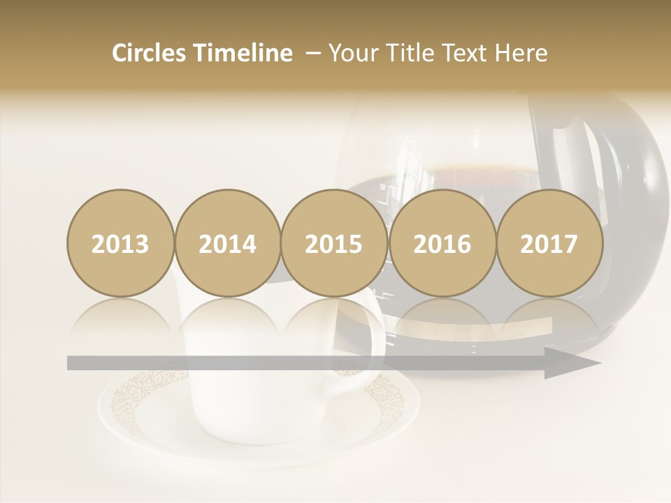 Cup Pot Coffee PowerPoint Template