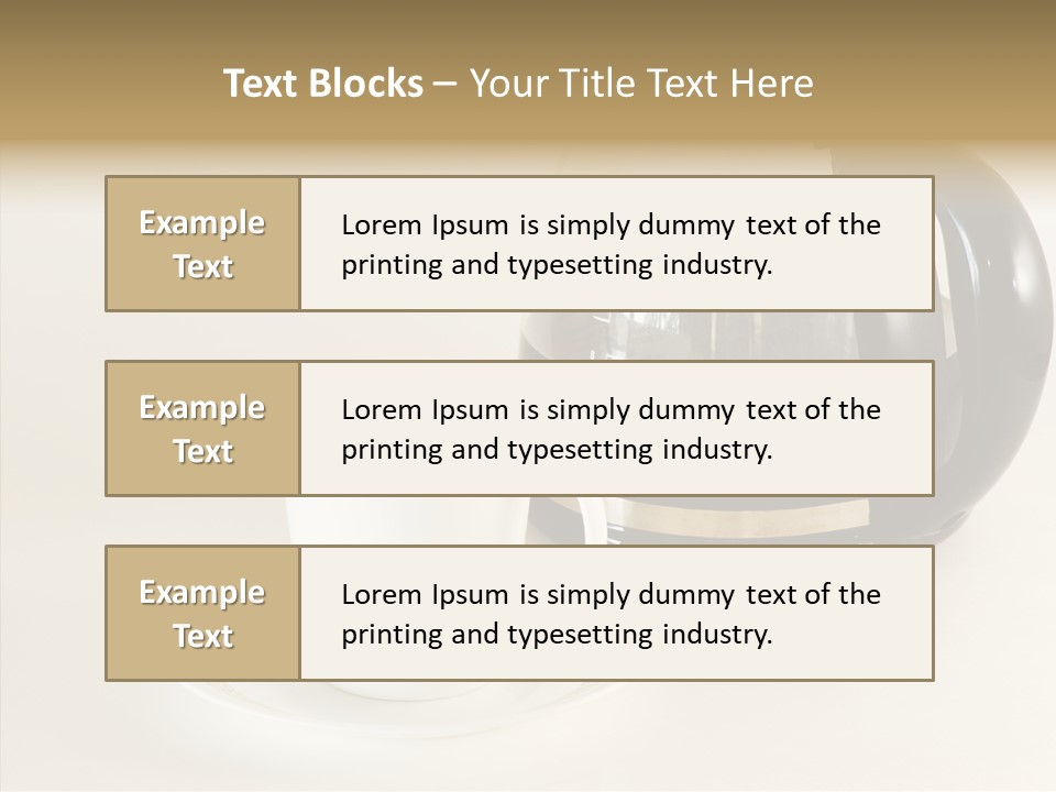 Cup Pot Coffee PowerPoint Template