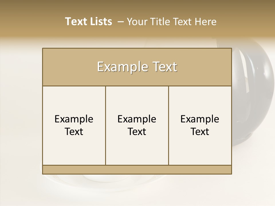 Cup Pot Coffee PowerPoint Template