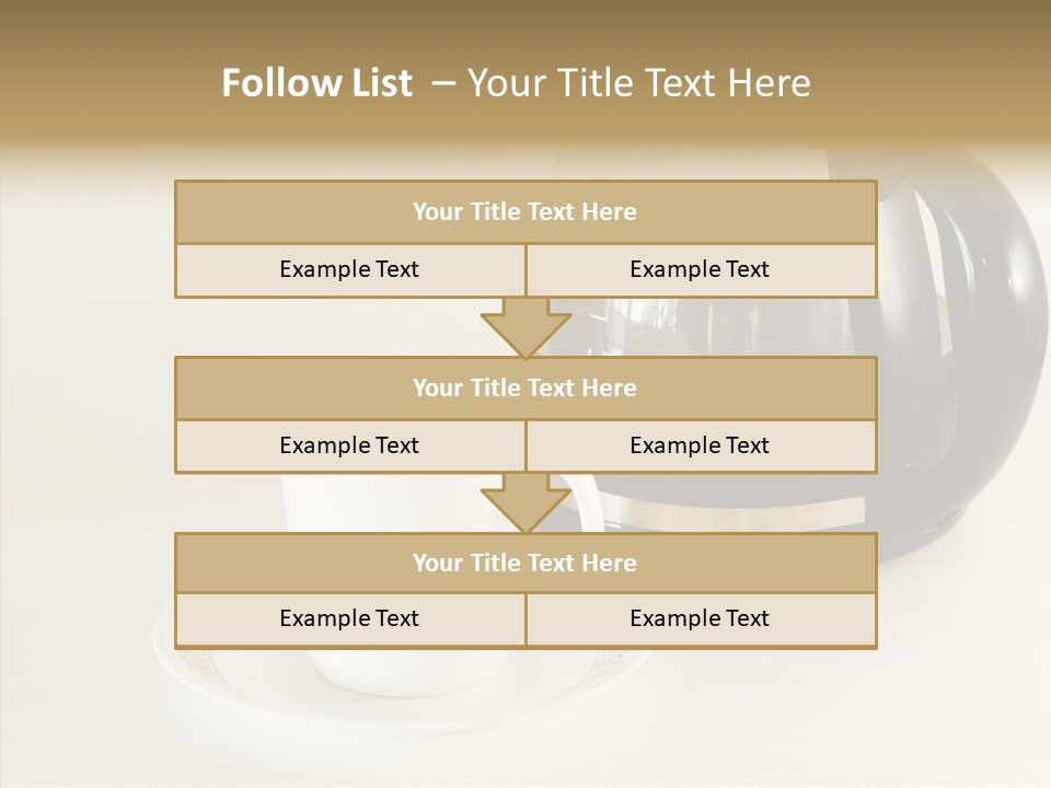 Cup Pot Coffee PowerPoint Template