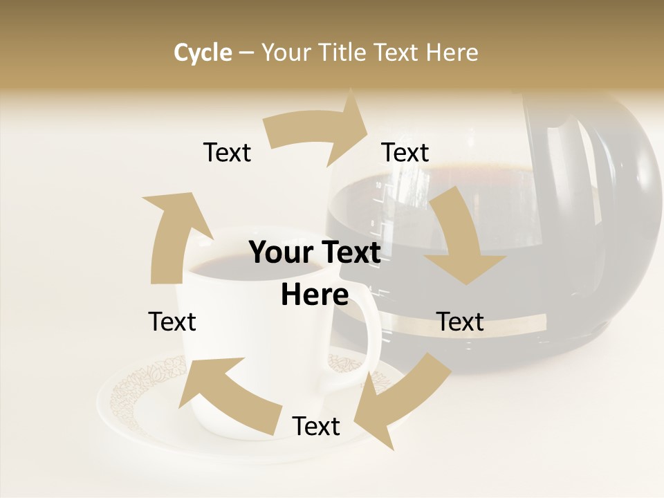 Cup Pot Coffee PowerPoint Template