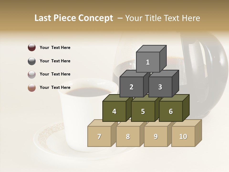 Cup Pot Coffee PowerPoint Template