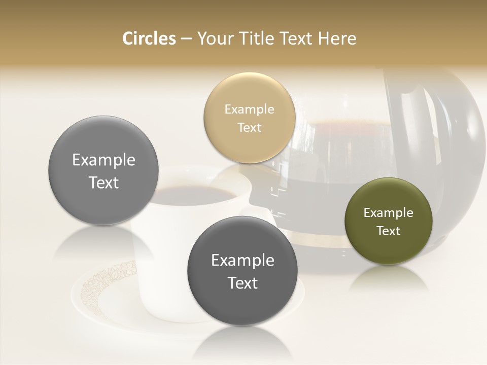 Cup Pot Coffee PowerPoint Template