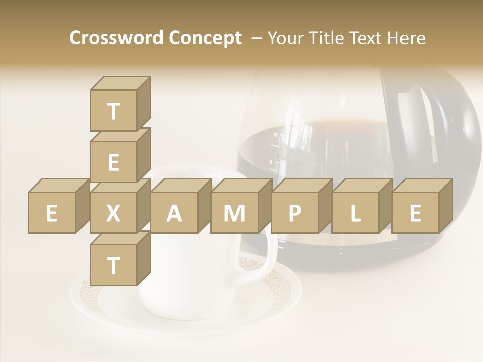 Cup Pot Coffee PowerPoint Template