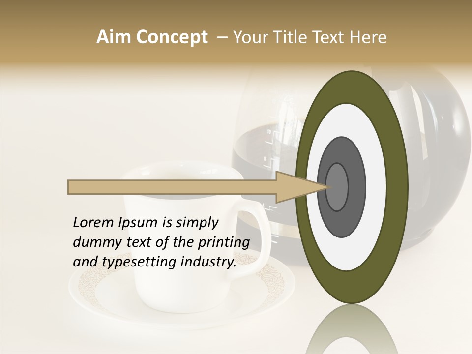 Cup Pot Coffee PowerPoint Template