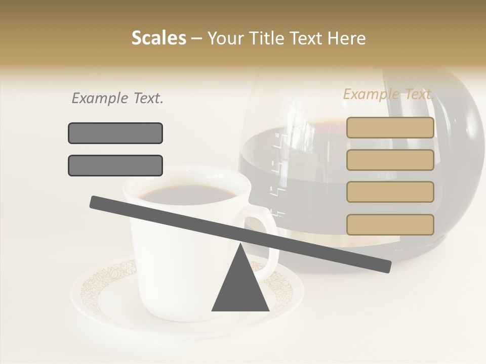 Cup Pot Coffee PowerPoint Template