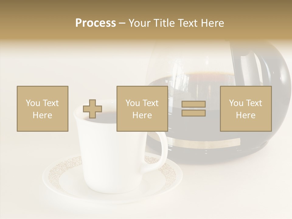 Cup Pot Coffee PowerPoint Template