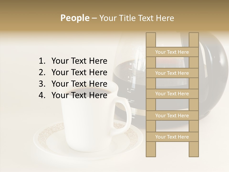 Cup Pot Coffee PowerPoint Template