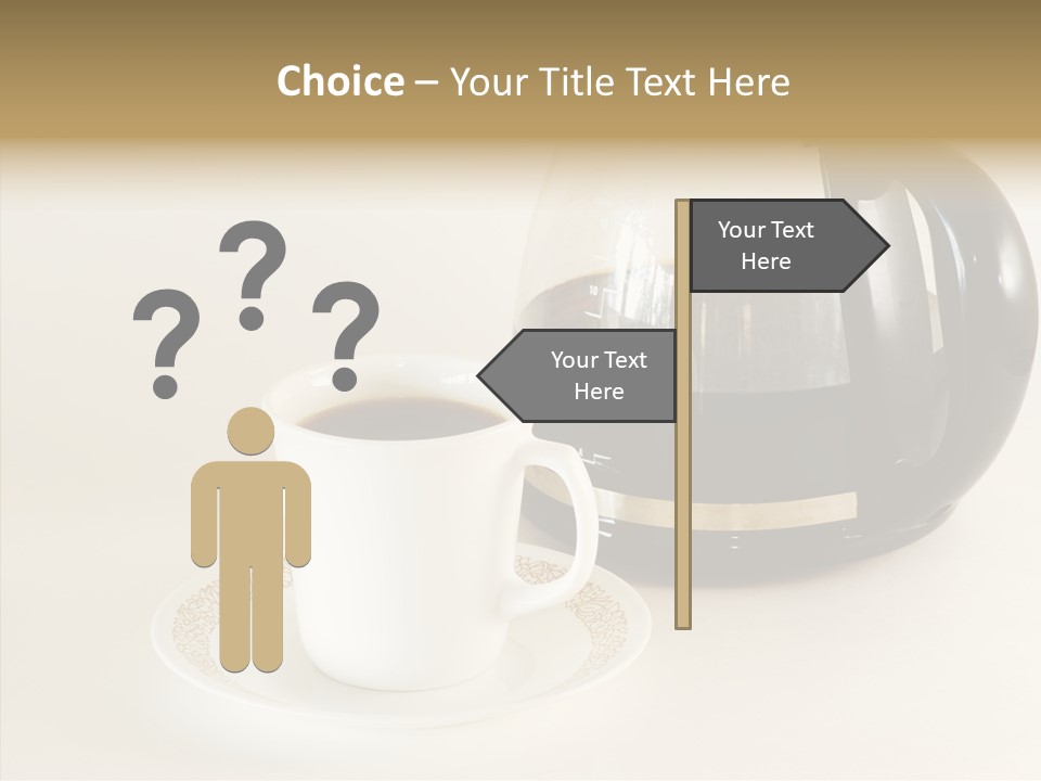 Cup Pot Coffee PowerPoint Template