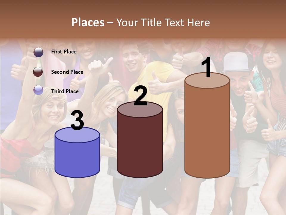 Friend Tree Group PowerPoint Template