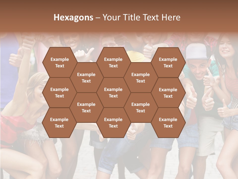 Friend Tree Group PowerPoint Template