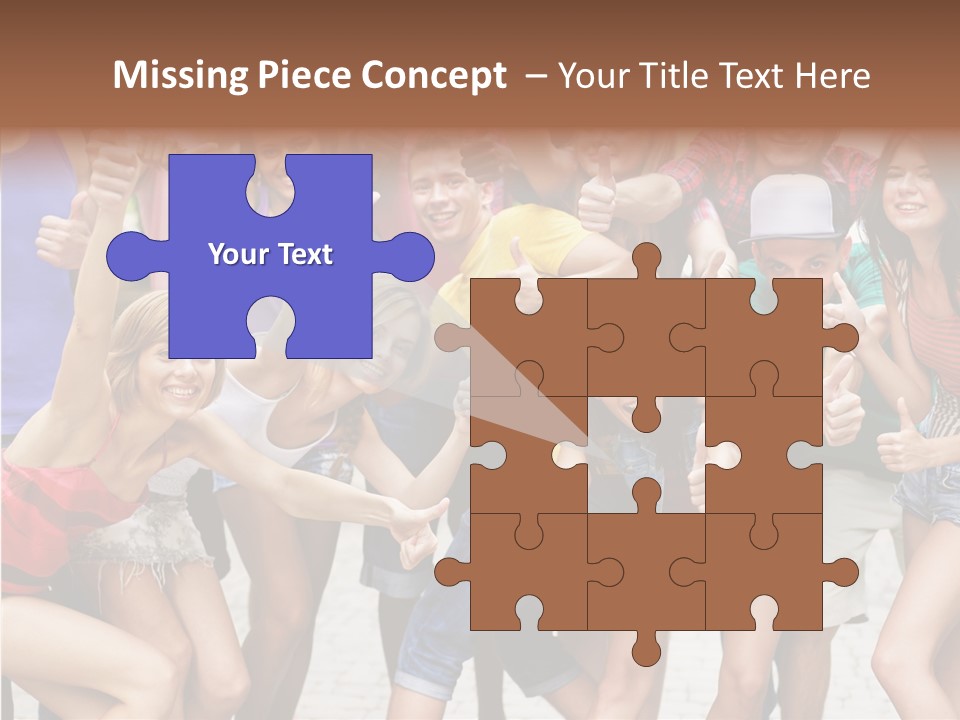 Friend Tree Group PowerPoint Template