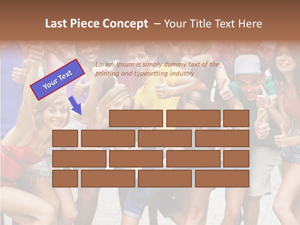 Friend Tree Group PowerPoint Template