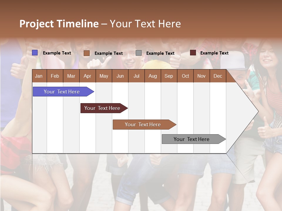 Friend Tree Group PowerPoint Template