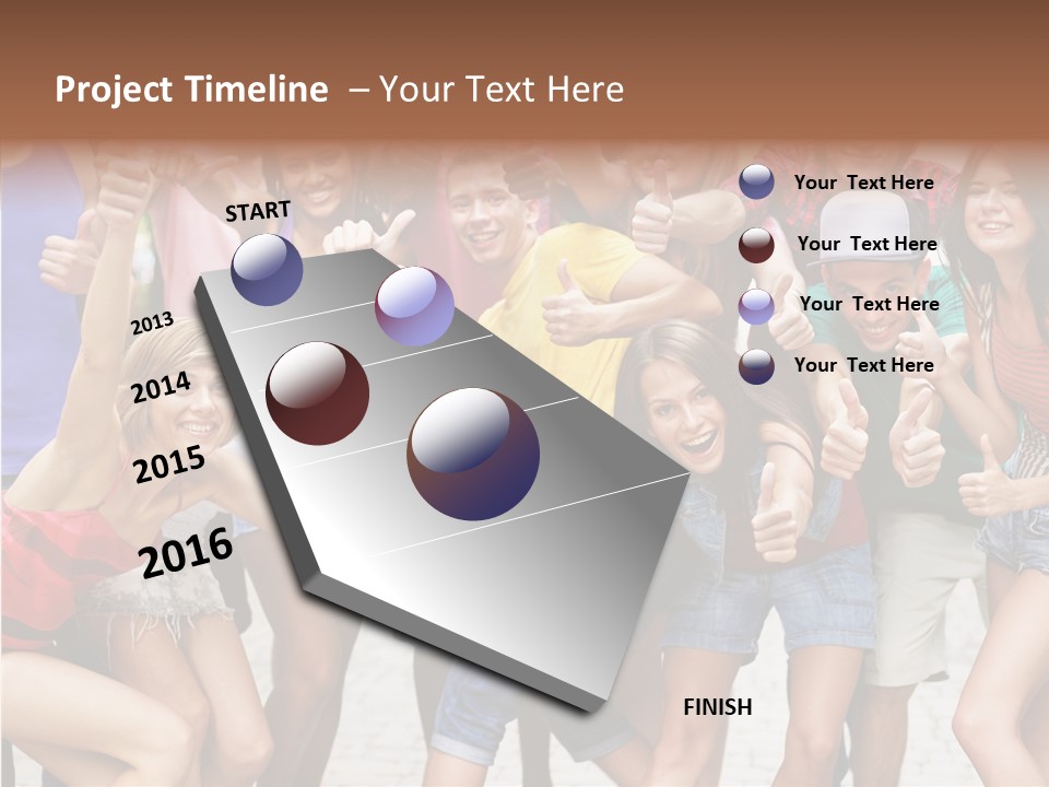 Friend Tree Group PowerPoint Template