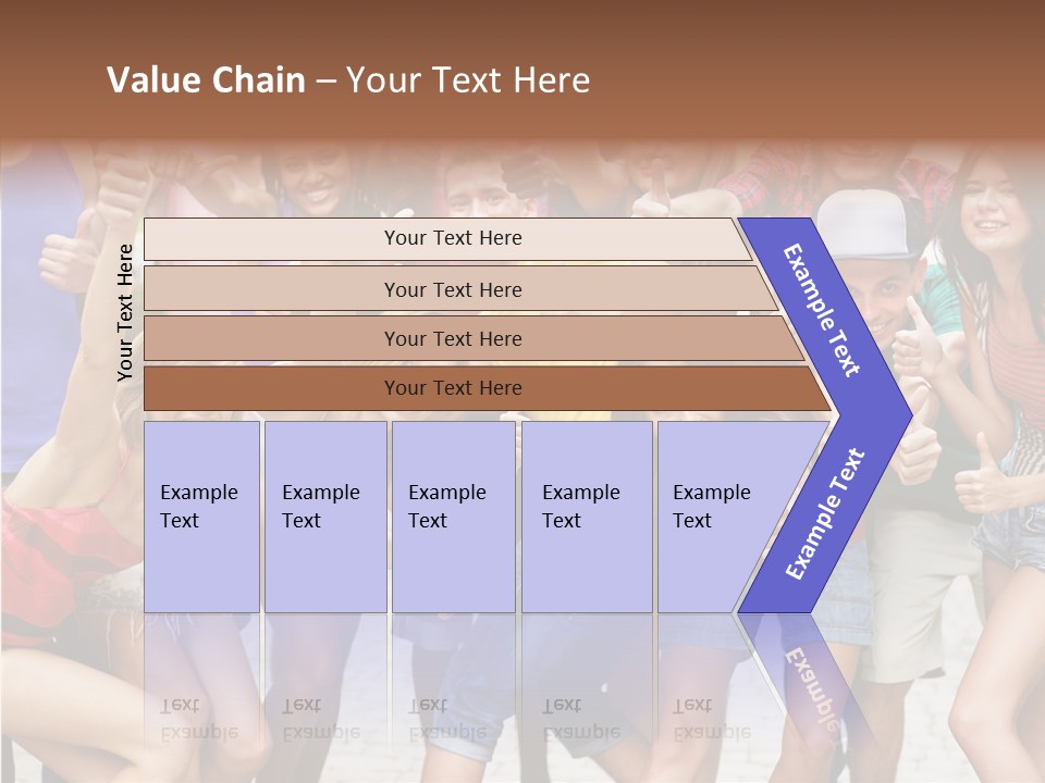 Friend Tree Group PowerPoint Template