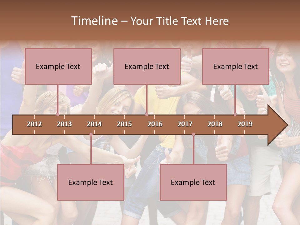 Friend Tree Group PowerPoint Template
