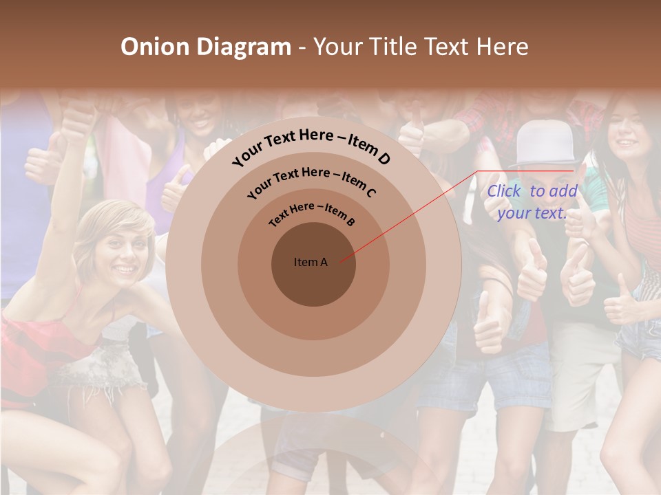 Friend Tree Group PowerPoint Template