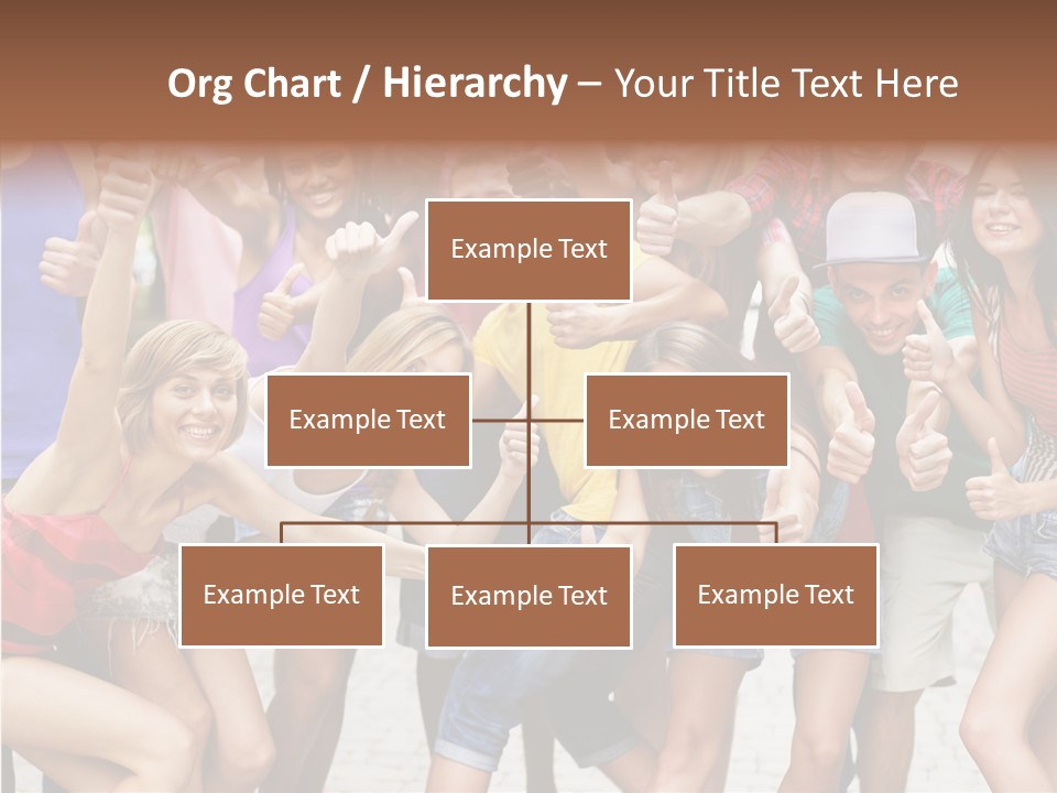 Friend Tree Group PowerPoint Template