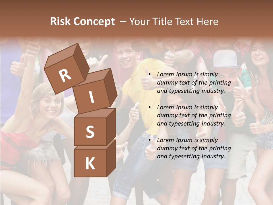 Friend Tree Group PowerPoint Template