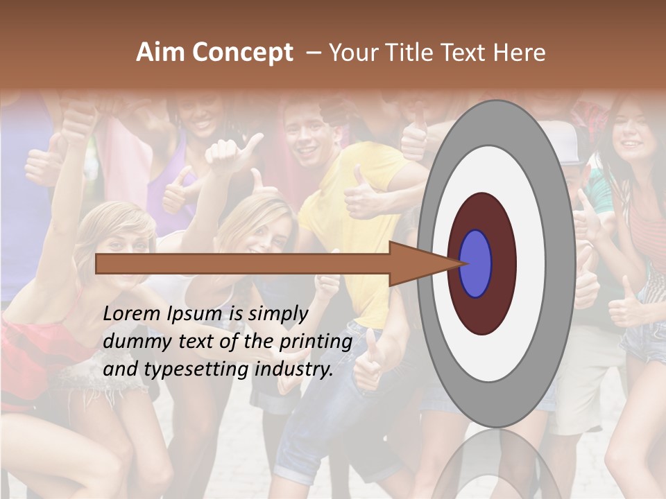 Friend Tree Group PowerPoint Template