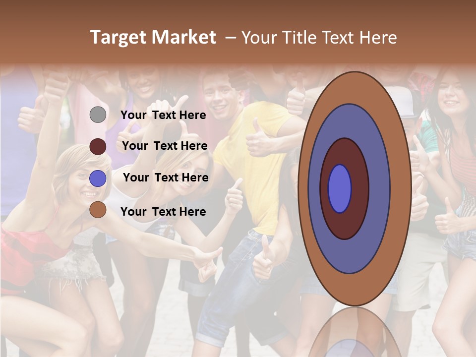 Friend Tree Group PowerPoint Template