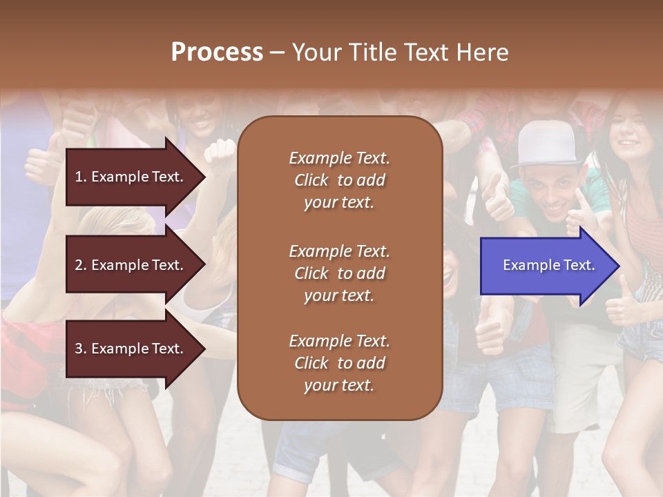 Friend Tree Group PowerPoint Template