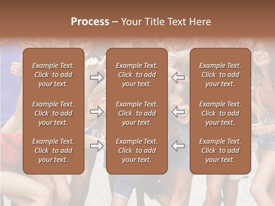 Friend Tree Group PowerPoint Template