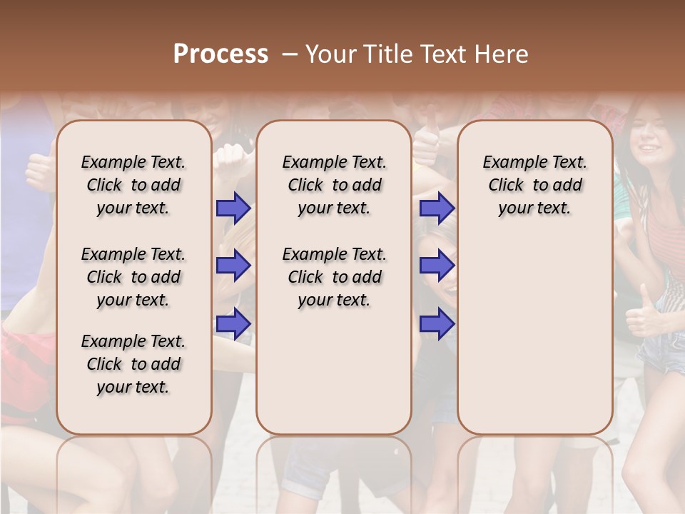 Friend Tree Group PowerPoint Template