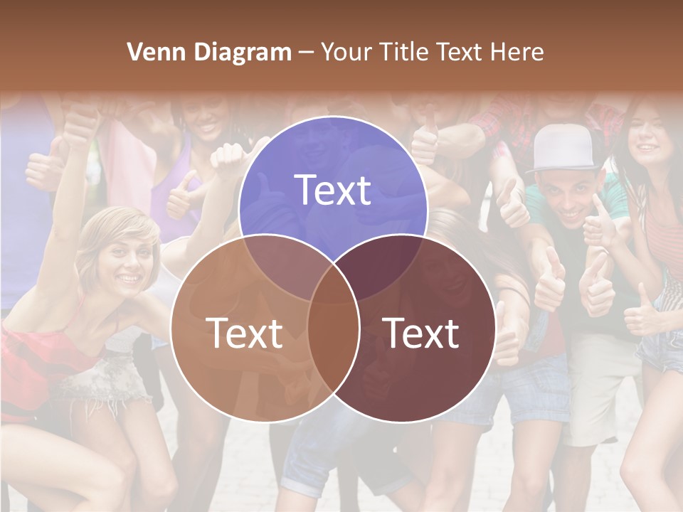 Friend Tree Group PowerPoint Template