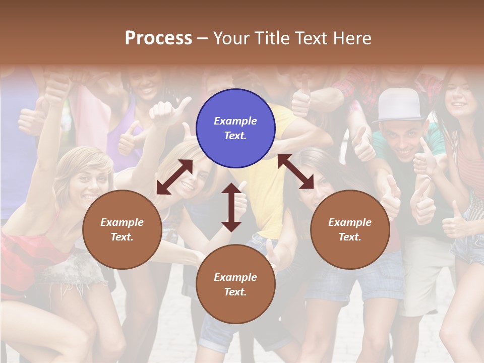 Friend Tree Group PowerPoint Template