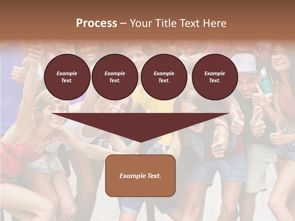 Friend Tree Group PowerPoint Template