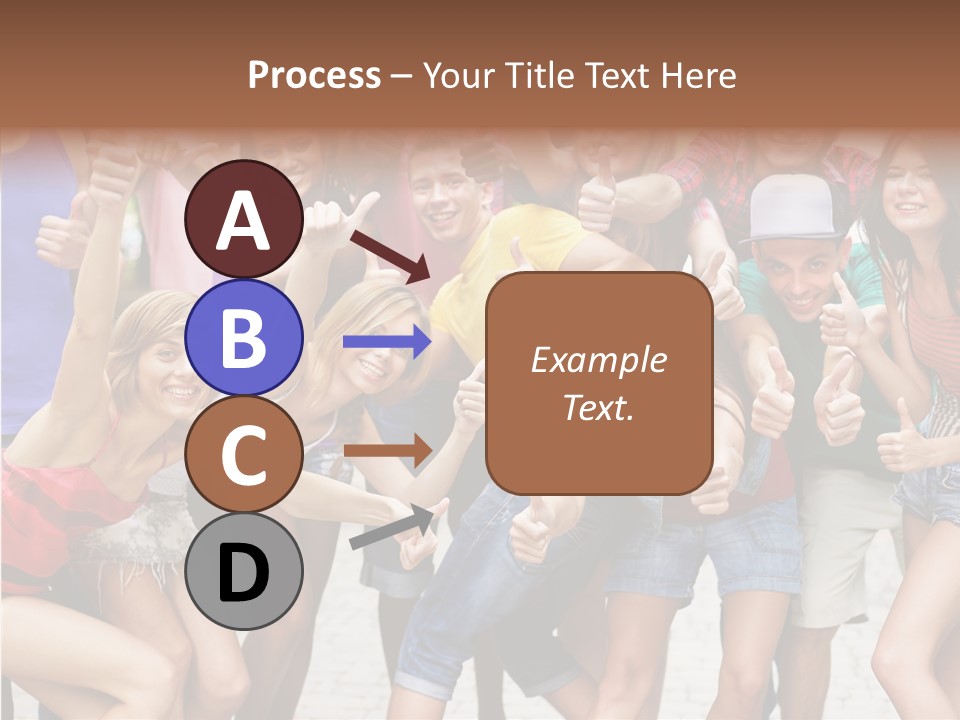 Friend Tree Group PowerPoint Template