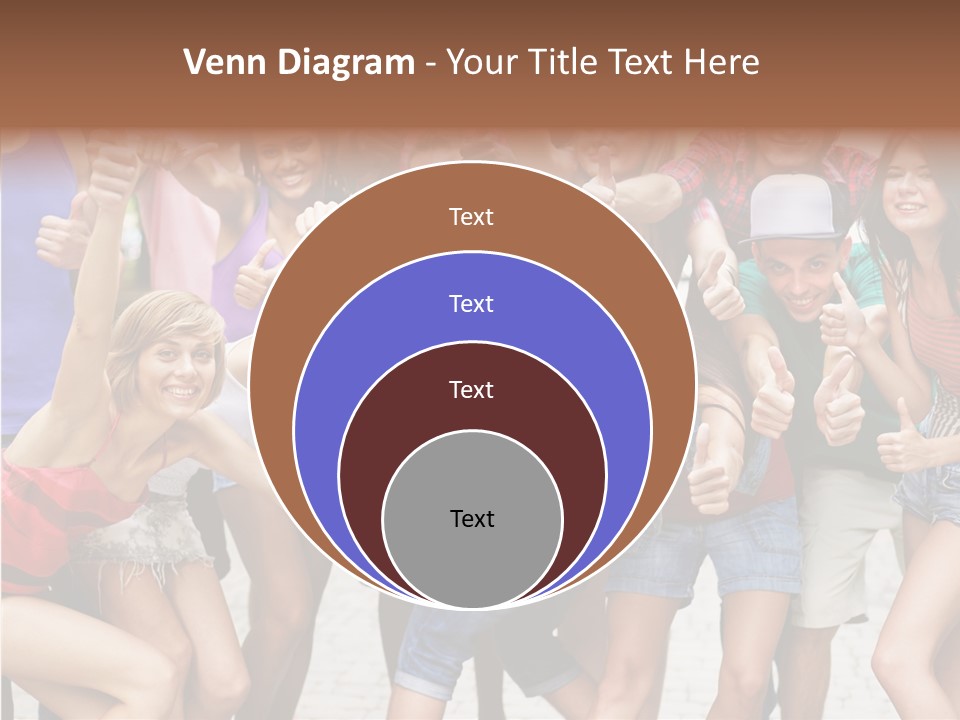 Friend Tree Group PowerPoint Template