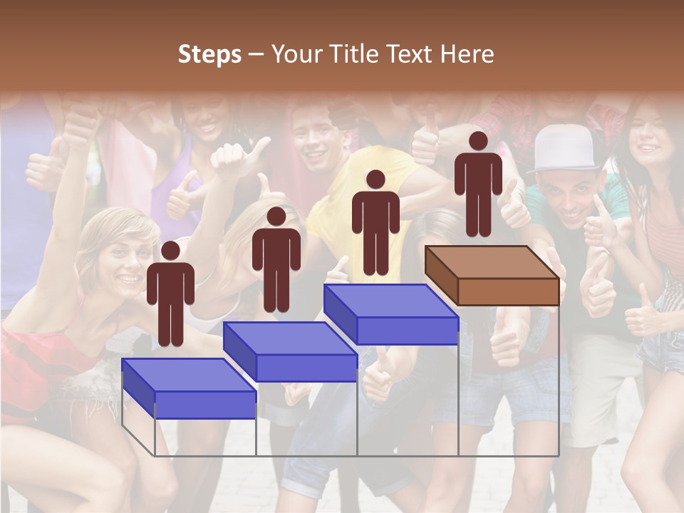 Friend Tree Group PowerPoint Template