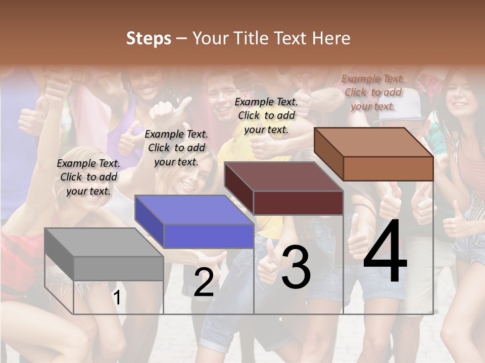 Friend Tree Group PowerPoint Template