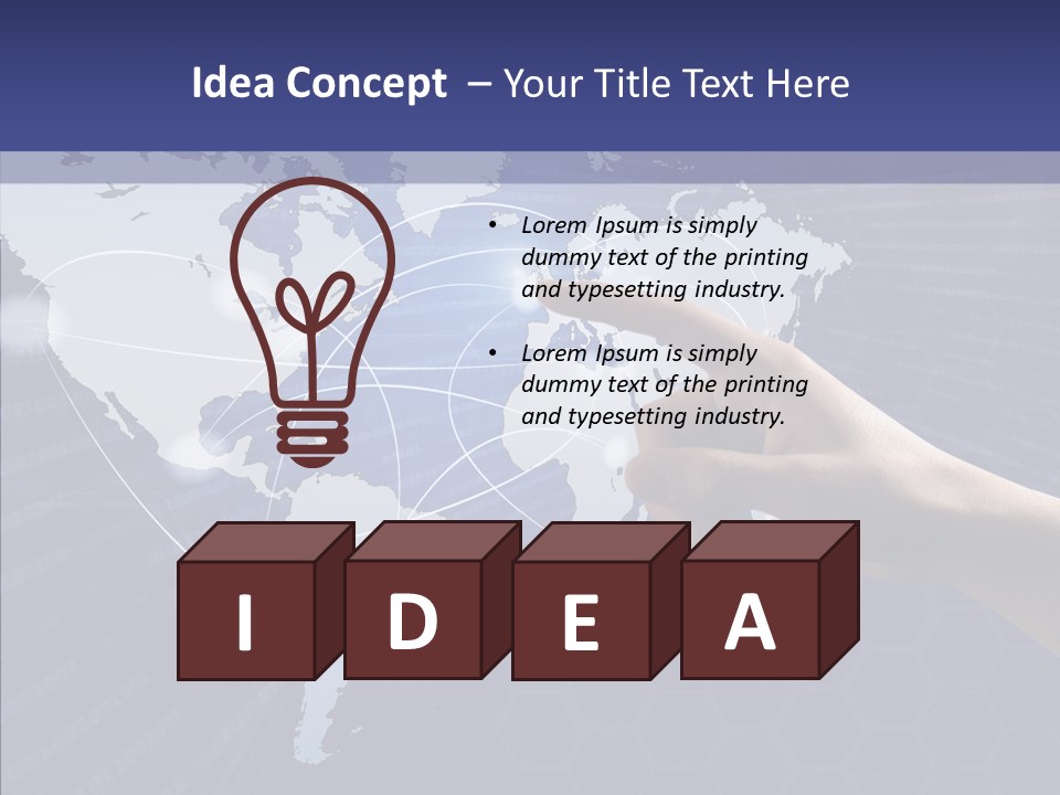 Hightech Choice Interface PowerPoint Template