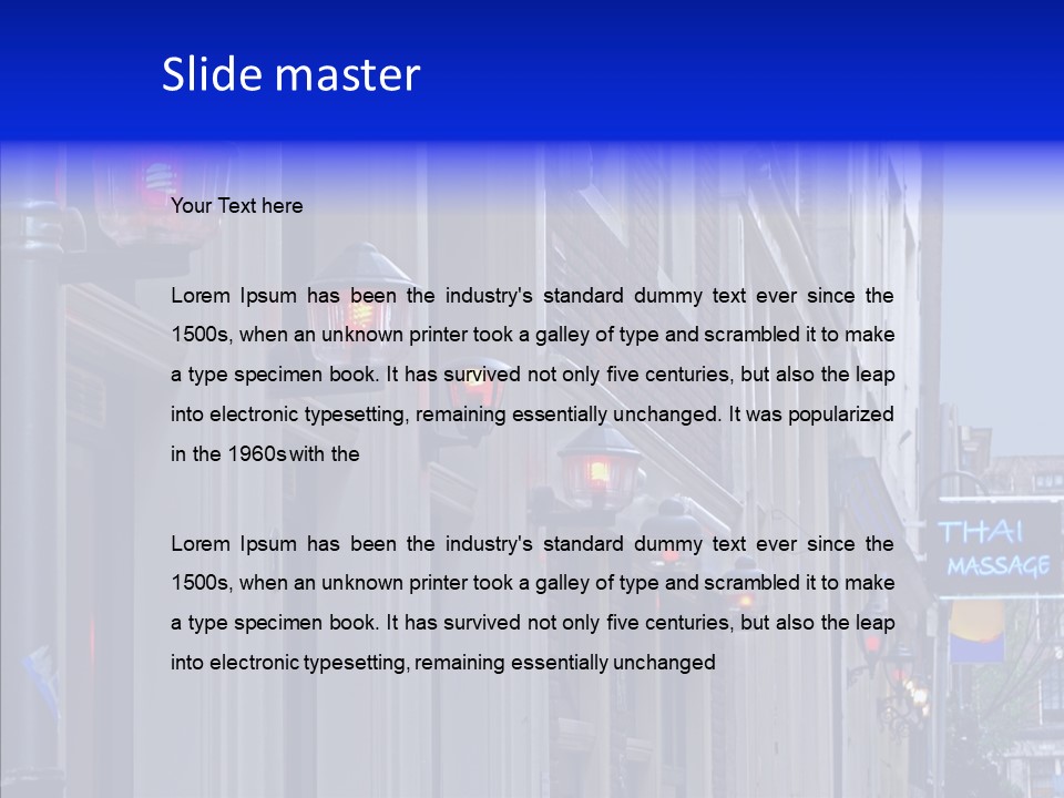 Architecture Building City PowerPoint Template