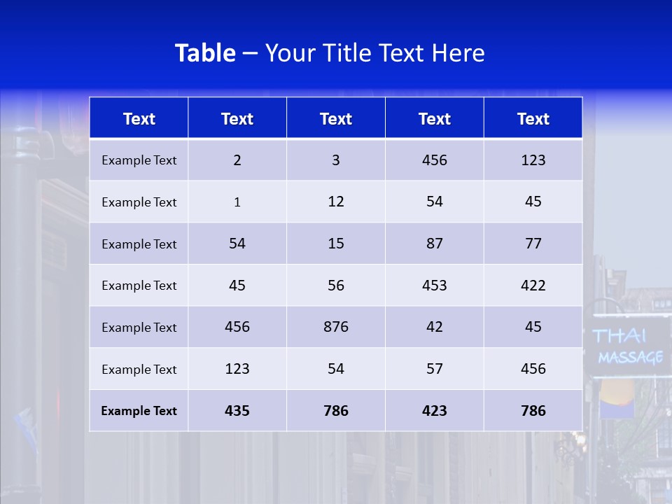 Architecture Building City PowerPoint Template