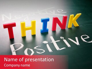 Pensive Style Think PowerPoint Template