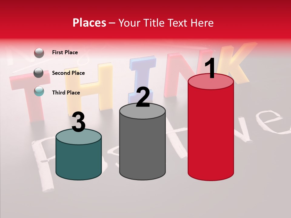 Pensive Style Think PowerPoint Template