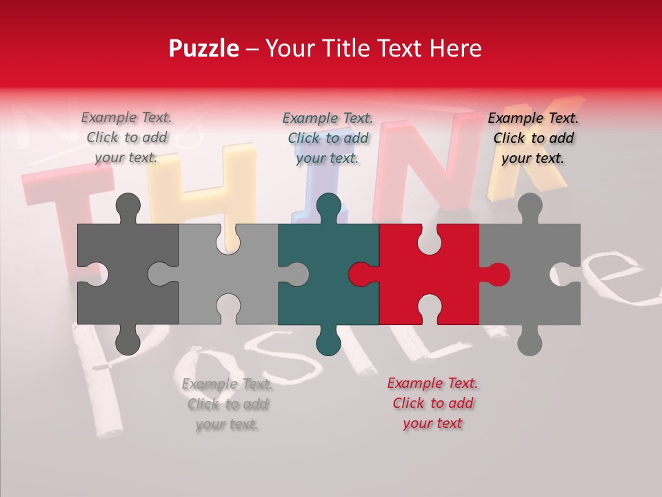 Pensive Style Think PowerPoint Template