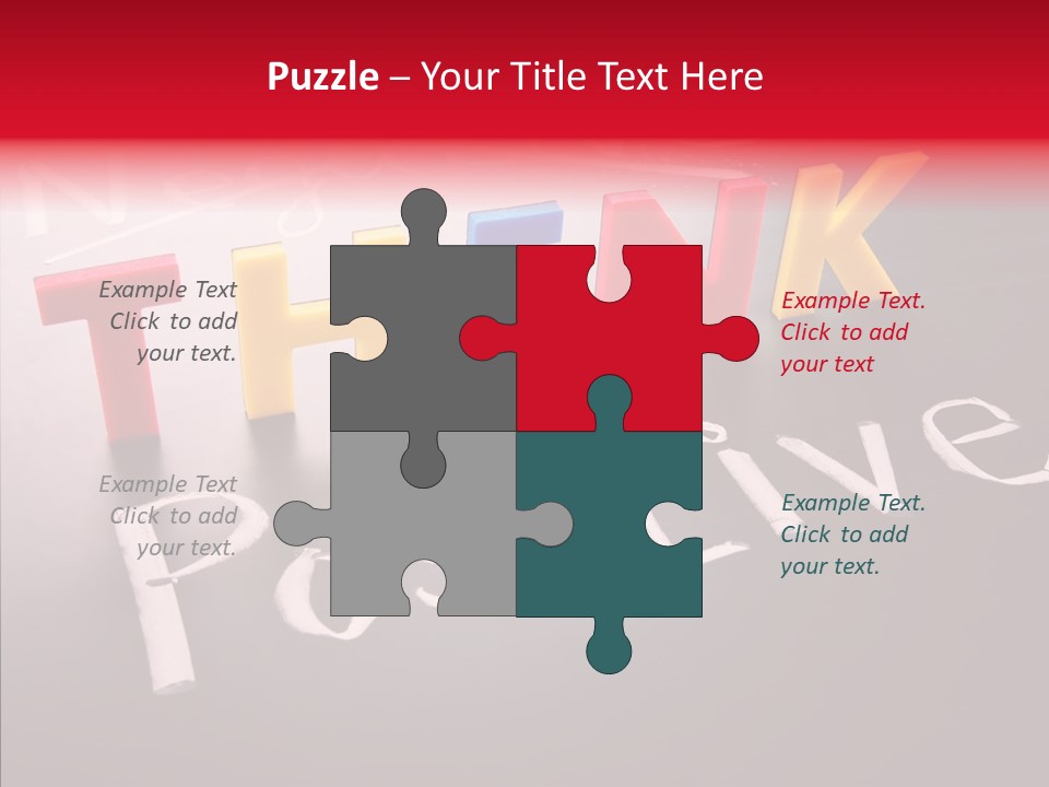 Pensive Style Think PowerPoint Template