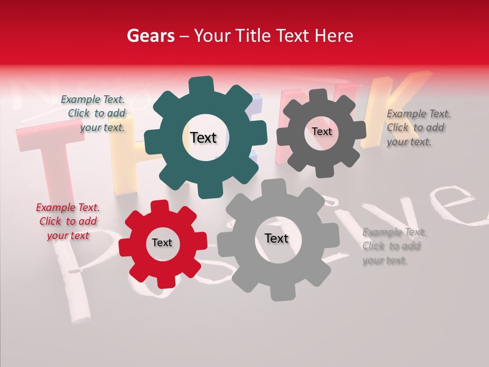 Pensive Style Think PowerPoint Template