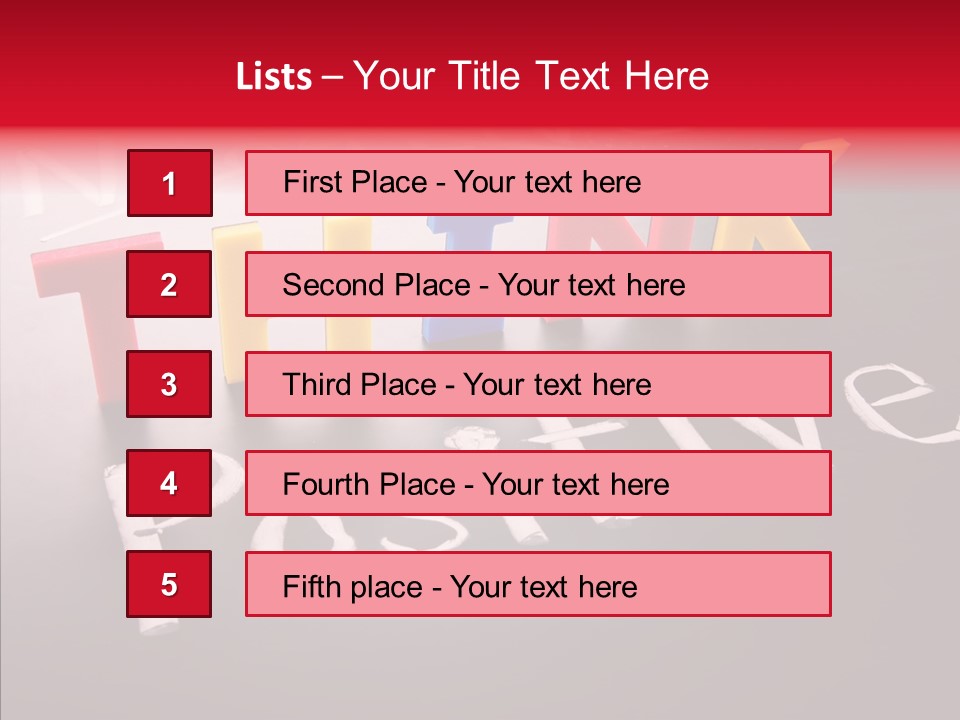 Pensive Style Think PowerPoint Template