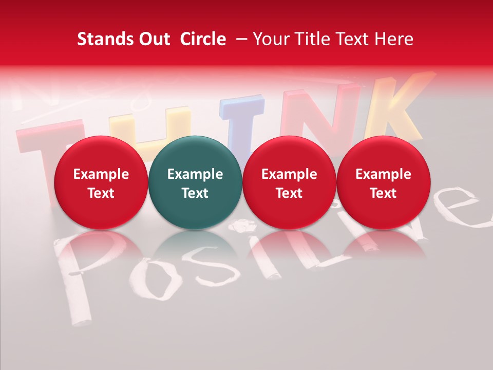 Pensive Style Think PowerPoint Template