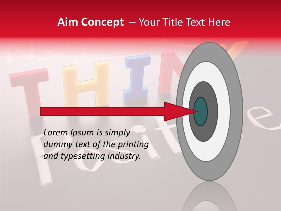 Pensive Style Think PowerPoint Template