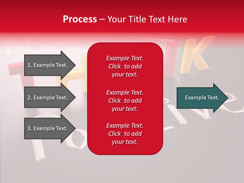 Pensive Style Think PowerPoint Template