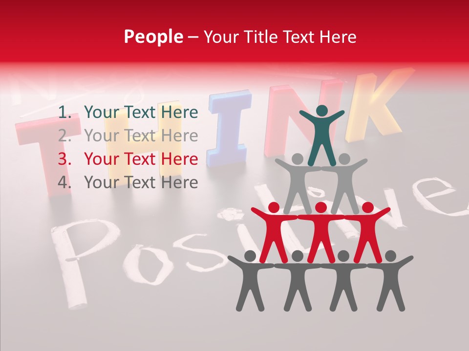 Pensive Style Think PowerPoint Template