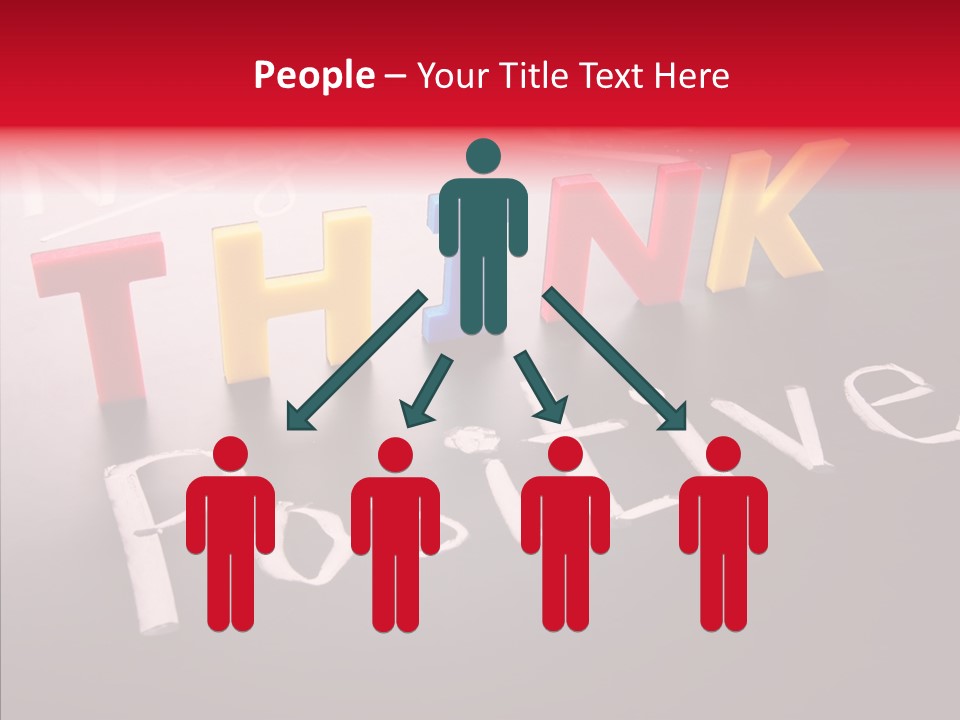 Pensive Style Think PowerPoint Template